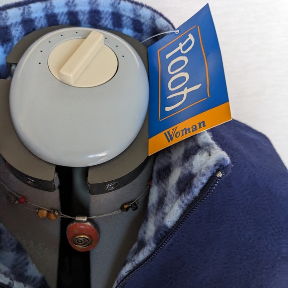 Disney Vintage Women's 26/28 Eeyore True Blue Fleece Pullover New With Tags. - Picture 5 of 16